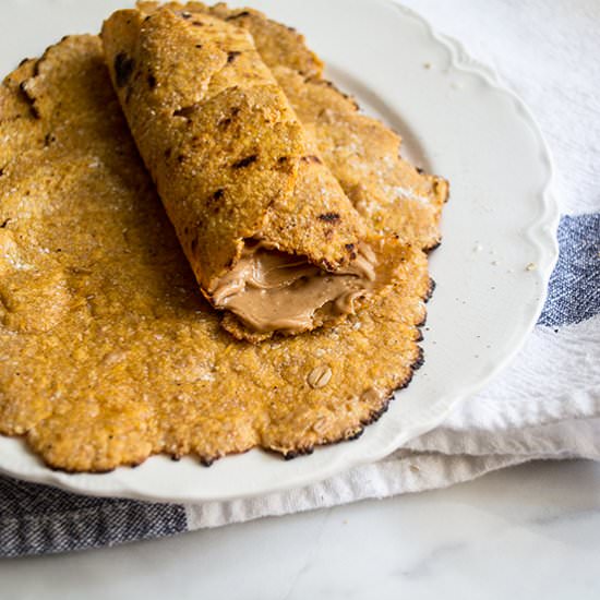 Gluten Free Sweet Potato Wraps - Recipe photo by lemonsandbasil