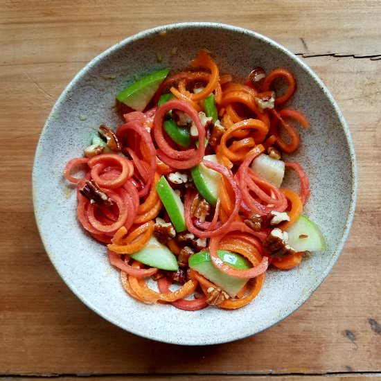 Carrot & Apple Salad - Recipe photo by Inspired by the Seasons