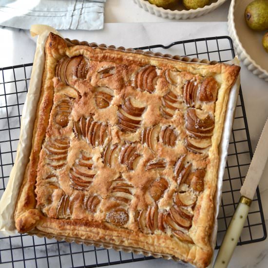 Pear tart - Recipe photo by mama ia blog