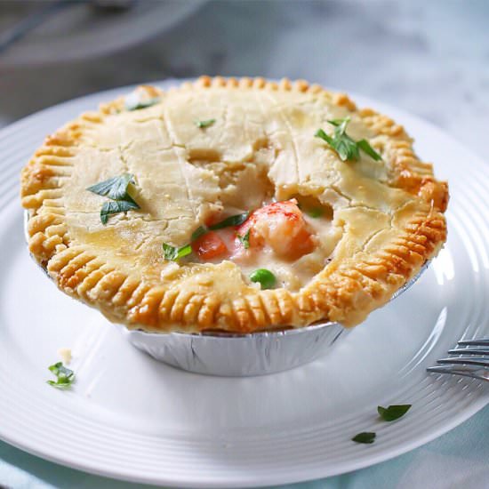 Grain-Free Seafood Pot Pies - Recipe photo by Lila Ruth Grain Free