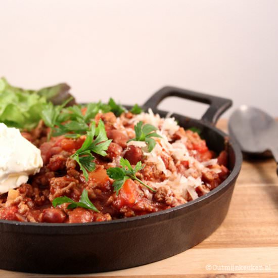 Beans in Bolognese Sauce - Recipe photo by Out mijn Keuken