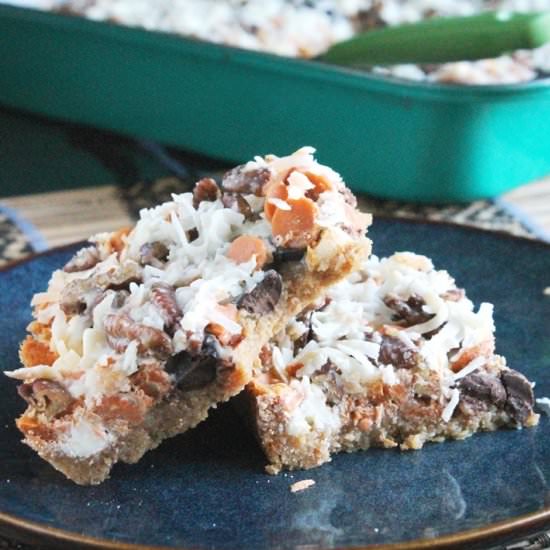 Chocolate Coconut Pecan 7-Layer Bar - Recipe photo by TheSpiffyCookie