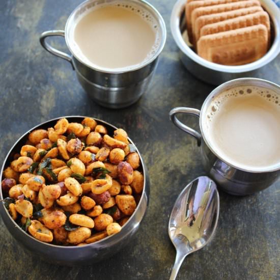 Masala Peanuts - Recipe photo by Madhus Everyday Indian