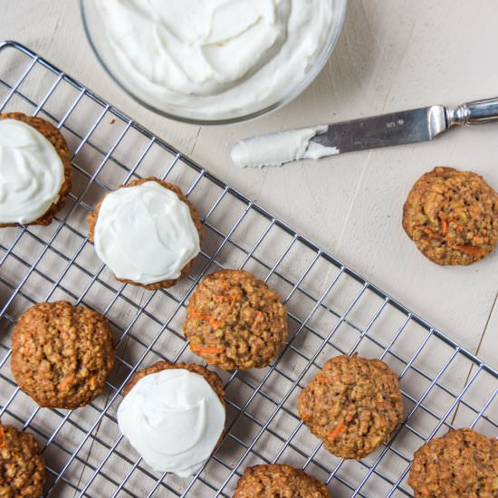 carrot cake cookies - Recipe photo by PoLaBaker