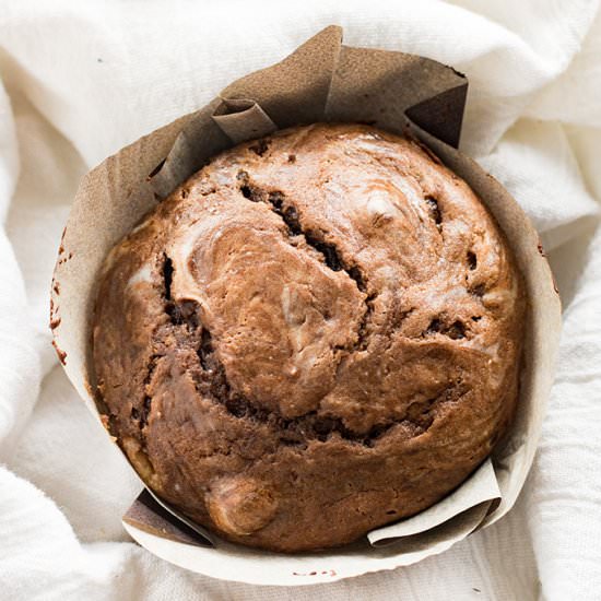 Chocolate Cheesecake Swirl Muffins - Recipe photo by TheSaltyMarshmallow