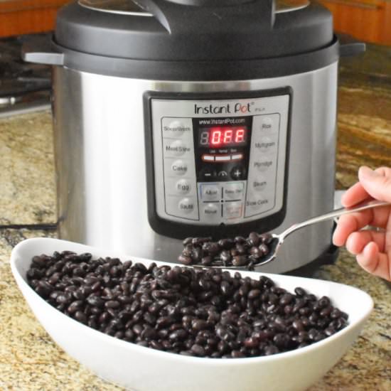 Instant Pot Black Beans - Recipe photo by The Spicy Apron