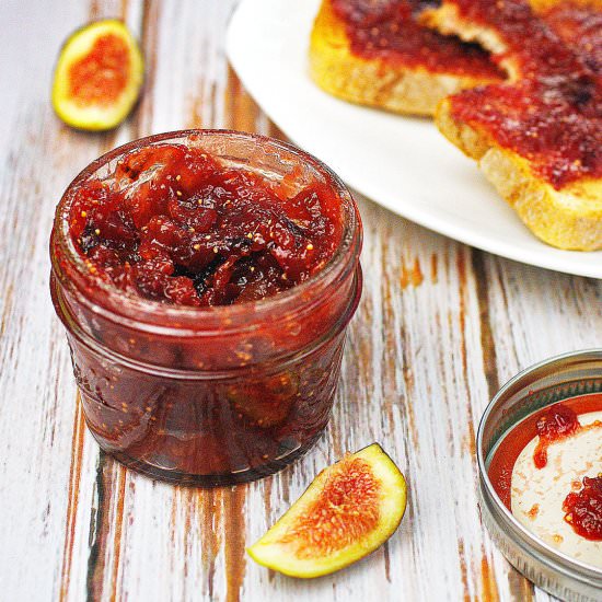 Easy Fig Ginger Jam - Recipe photo by thismamacooks