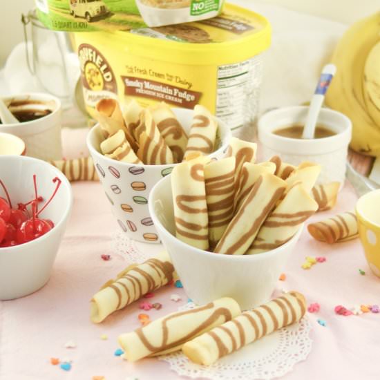 Crispy Tuile Rolls - Recipe photo by tiffanybendayan