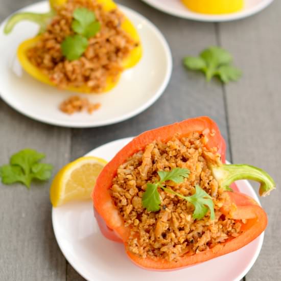 Spicy Thai Cauliflower Fried Rice - Recipe photo by My Flourless Kitchen