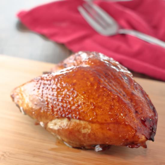 Bourbon Molasses Turkey Breast - Recipe photo by Chef in the Burbs