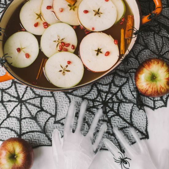 Apple Cider Halloween Sangria - Recipe photo by theblondielocks