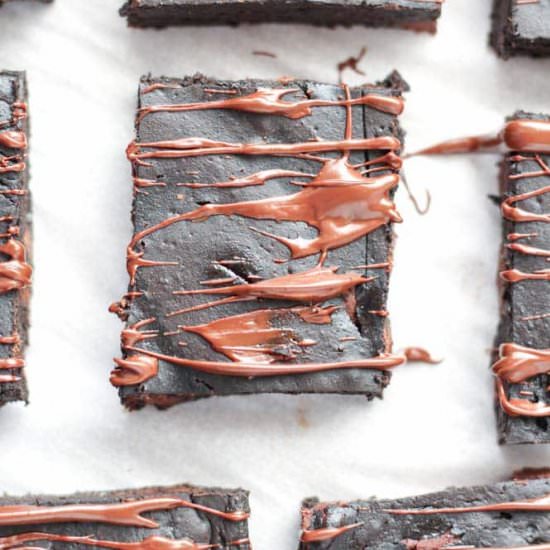 Healthy Brownies with Pumpkin - Recipe photo by veggiebalance