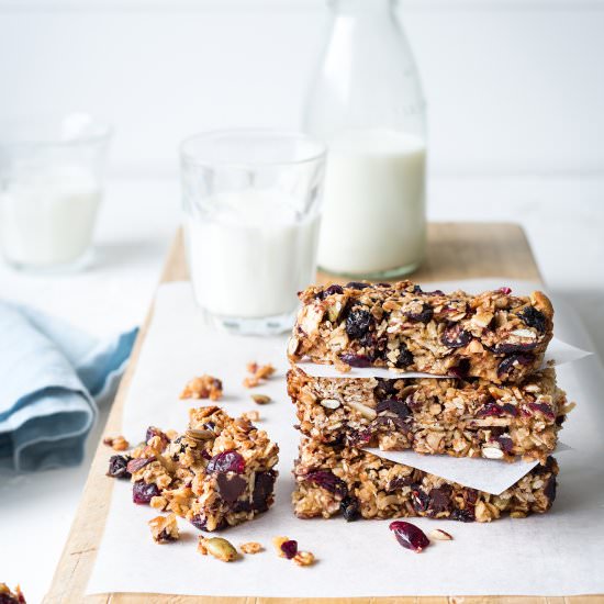 Anything & Everything Muesli Slice - Recipe photo by The Hungry Cook