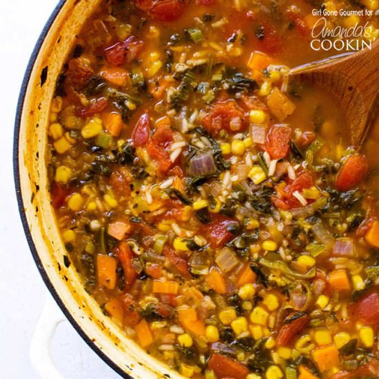 Vegetable Rice Soup - Recipe photo by amandascookin