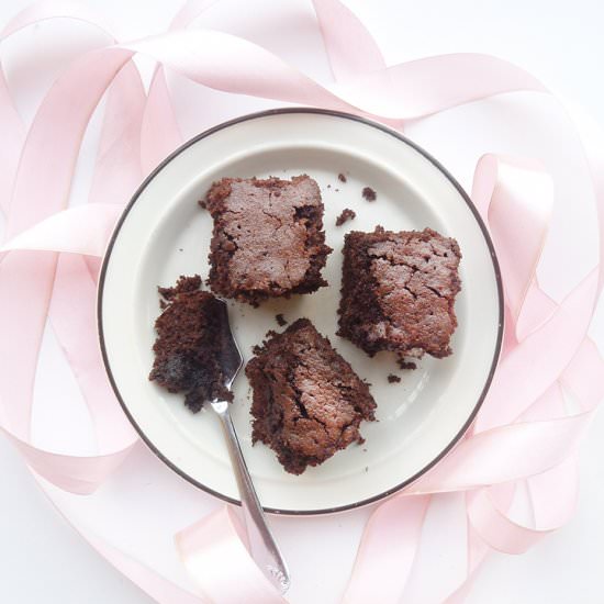 Non-Fudge Ghee Brownies - Recipe photo by designblissfeast