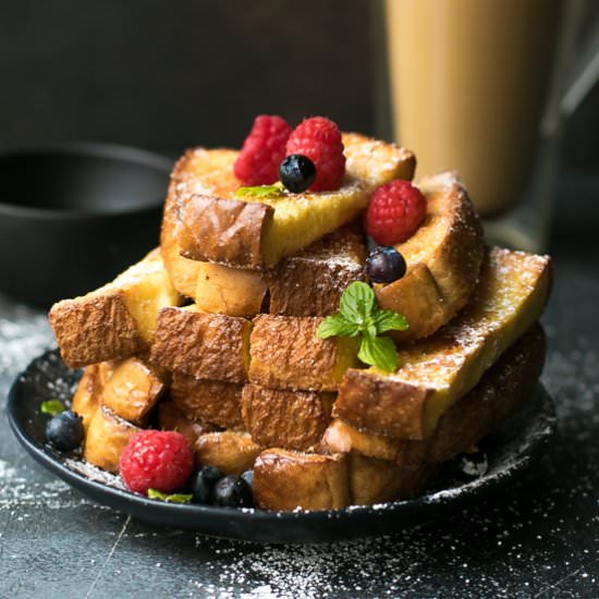 French Toast Sticks - Recipe photo by lslfunblog