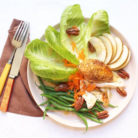 Chicken and Asian Pear Salad - Recipe photo by the good eats co