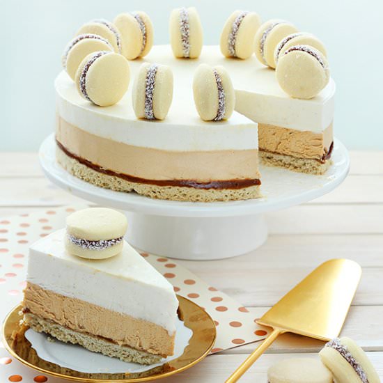 Alfajores Ice cream cake - Recipe photo by The_Cookie_Fairy