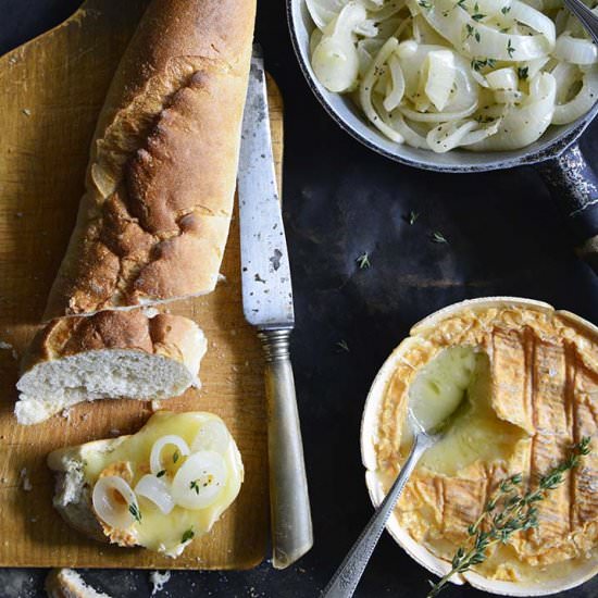 Baked Schloss Cheese - Recipe photo by AnEdibleMosaic