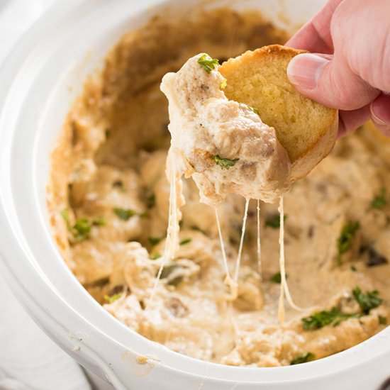 Crockpot Philly Cheesesteak Dip - Recipe photo by TheSaltyMarshmallow