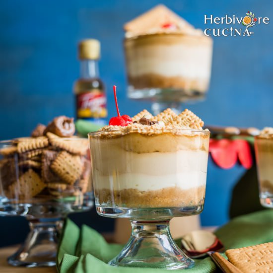 Ombre Chocolate Mousse Cups - Recipe photo by Herbivore Cucina