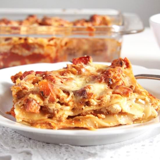 Turkey and Cream Cheese Lasagna - Recipe photo by adinutza