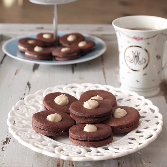 Vegan Chocolate Cookies with Tahini - Recipe photo by culinaryflavors