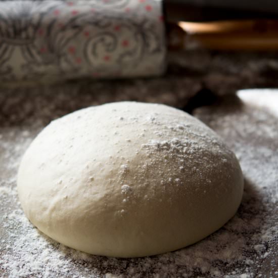 The Best Basic Pizza Dough - Recipe photo by Inside the rustic kitchen
