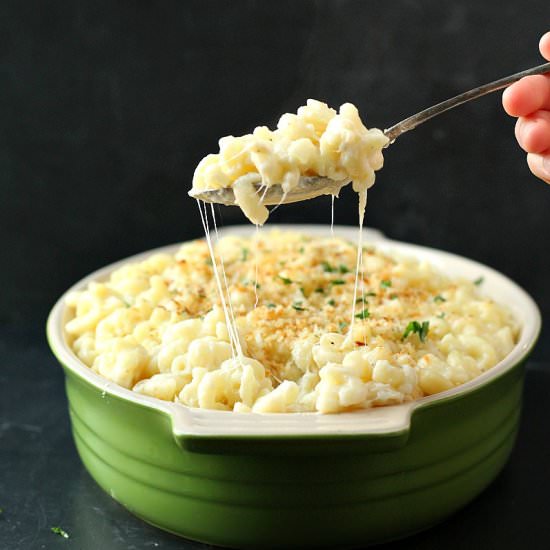 Three Cheese Macaroni and Cheese - Recipe photo by Garden in the kitchen
