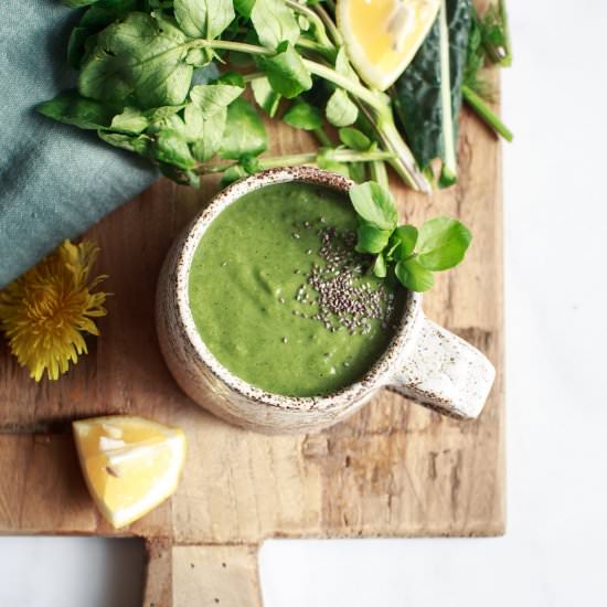 Wild Watercress Soup - Recipe photo by AscensionKitchen