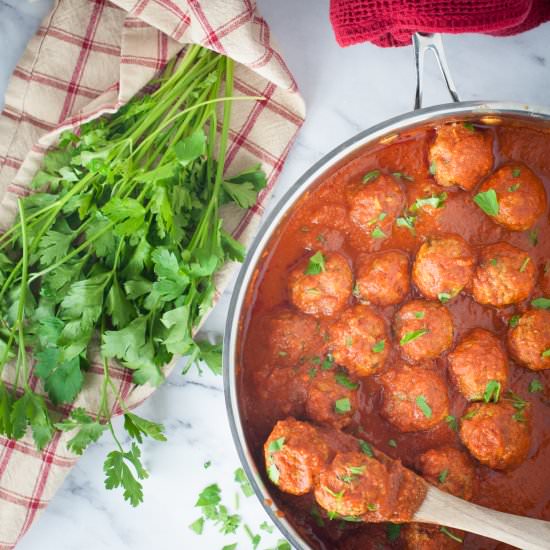 Easy Delicious Three Meat Meatballs - Recipe photo by photosandfood