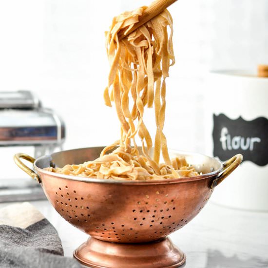 Homemade Whole Wheat Pasta - Recipe photo by JoyFoodSunshine