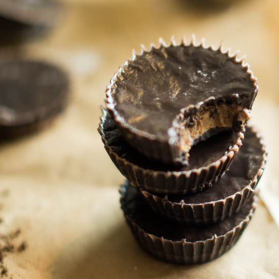 Almond Butter Cups - Recipe photo by herheartandtable