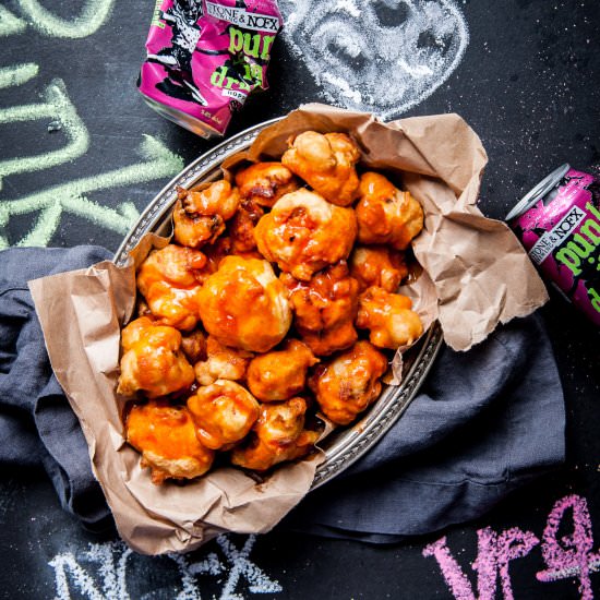 Beer Battered Buffalo Cauliflower - Recipe photo by TheBeeroness