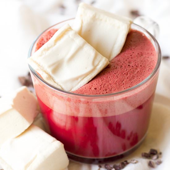 Healthy Sweet Beet Hot Chocolate - Recipe photo by recipestonourish