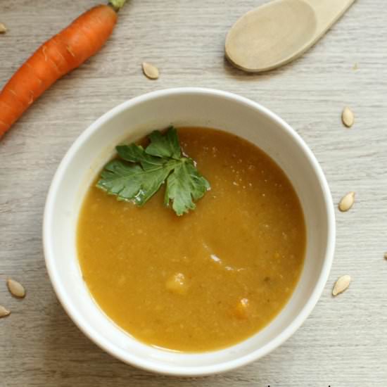 Slow Cooker Pumpkin Soup - Recipe photo by akamatra