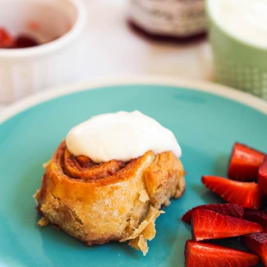 Strawberry Spiral Rolls - Recipe photo by Avocado A Day