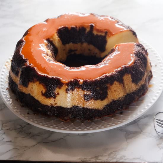 Magic chocolate cake - Recipe photo by zpamietnikapiekarnika