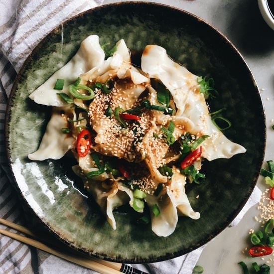 Pork & Vegetable Dumplings - Recipe photo by thehealthyhunter
