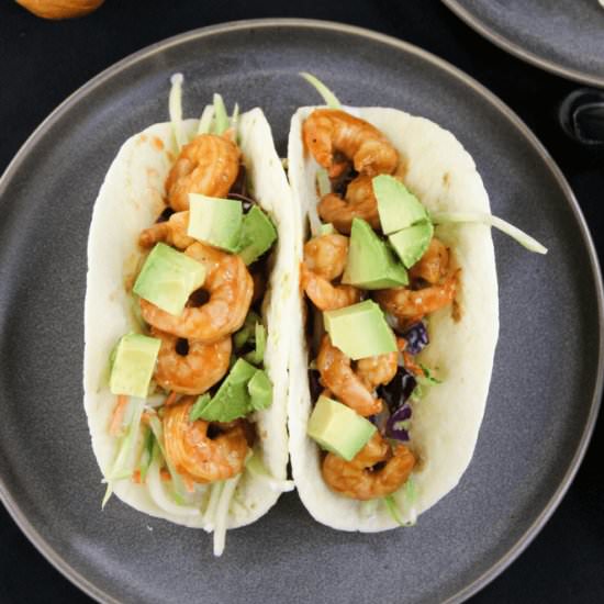 Mongolian Shrimp Tacos - Recipe photo by simplymaderecipesbyamber