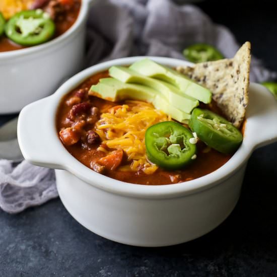 30 Minute Beef Chili - Recipe photo by joyfulhealthyeats