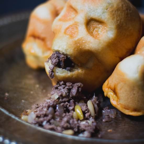 Skull Meat Pies - Recipe photo by SimplyLebanese