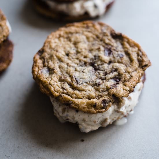 Halva Ice Cream Sandwiches - Recipe photo by gatheratable