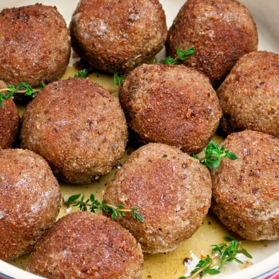 Dutch meatballs - Recipe photo by Culinaire bagage