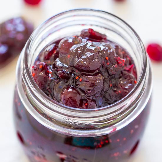 Cabernet Cranberry & Currant Sauce - Recipe photo by Averie