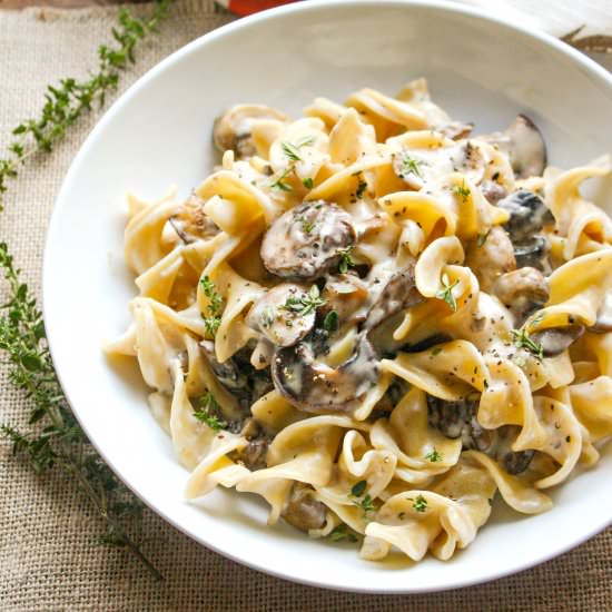 Mushroom Stroganoff - Recipe photo by Grabaplate