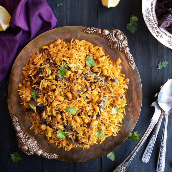 Black Eyed Beans Rice - Recipe photo by Swati Goyal