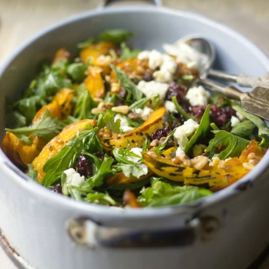 Roasted Acorn Squash Salad - Recipe photo by the_gourmet_RD