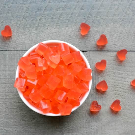 Hot Cinnamon Gummy Candy - Recipe photo by My Flourless Kitchen