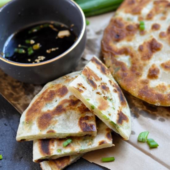 Crispy Chinese Scallion Pancakes - Recipe photo by Thesweetandsourbaker